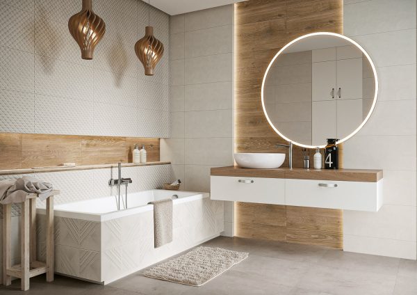 Плитка стінова Memories White STR 300x600x9 Paradyz - Зображення 3