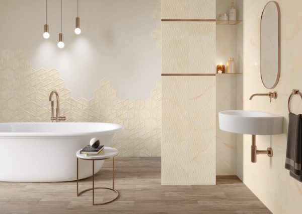 Плитка стінова Illusion Beige STR 300x600x9 Paradyz - Зображення 2