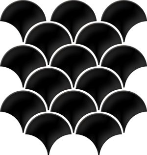 Мозаїка Black Scale 300x315 Ceramika Color