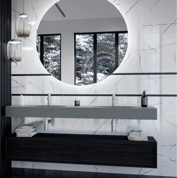Плитка стінова Prestige White RECT 250x750x9 Ceramika Color - Зображення 2