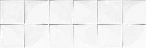 Плитка стінова Quadra White RECT 250x750x9 Ceramika Color