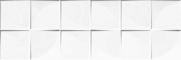 Плитка стінова Quadra White RECT 250x750x9 Ceramika Color