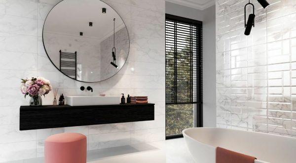 Плитка стінова Royal Grey Art RECT 250x750x9 Ceramika Color - Зображення 3