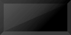 Декор Crystal Black Glass 150x300 Ceramika Color