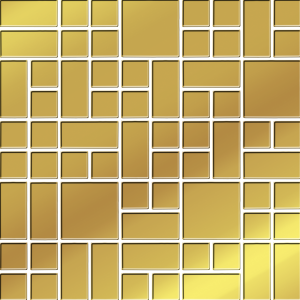 Мозаїка Gold Glass 250x250 Ceramika Color