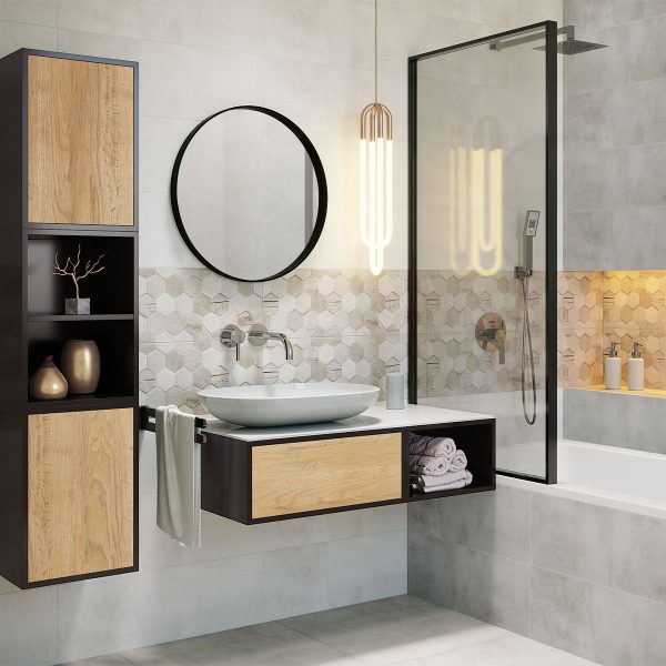 Плитка стінова Polaris Mix Hexagon RECT 250x750 Ceramika Color - Зображення 2