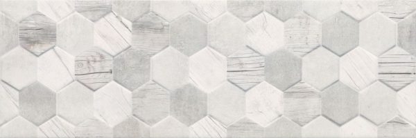 Плитка стінова Polaris Mix Hexagon RECT 250x750 Ceramika Color
