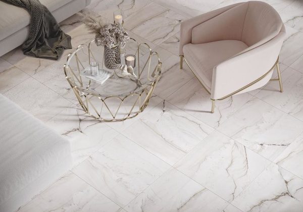 Плитка керамогранітна Carballo White RECT LAP 598x598x9 Paradyz - Зображення 2