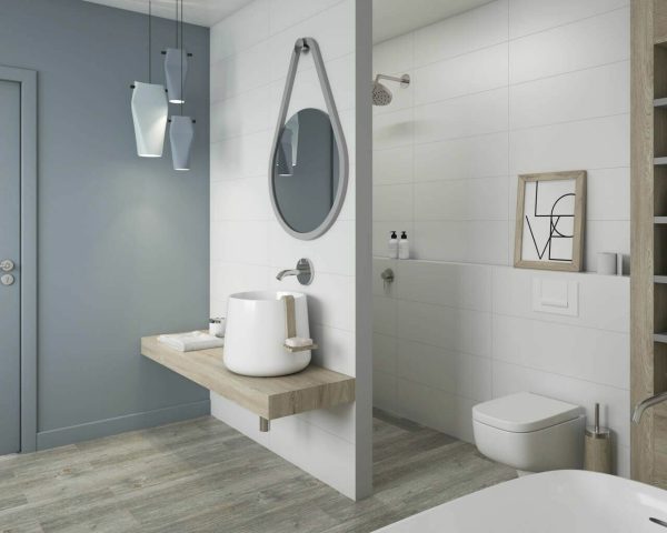 Плитка стінова Neve Bianco MAT 300x600x9 Paradyz - Зображення 2