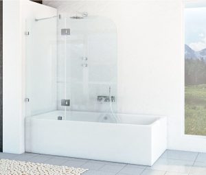 Шторка для ванни двохелементна Relax BPD 900 Agnes