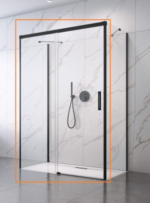 Душові двері Idea Black KDS+S 160 L RADAWAY