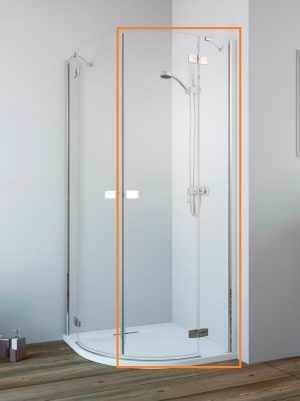 Душова кабіна (половина) Fuenta New PDD 100 R RADAWAY