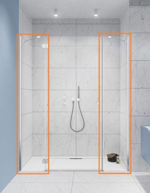 Комплект бокових стінок Torrenta DWJS 420 RADAWAY