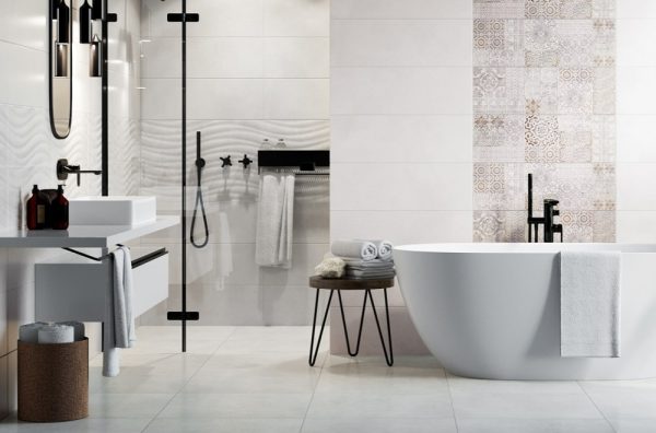 Плитка стінова Vinci Grey RECT 250x750 Ceramika Color - Зображення 2