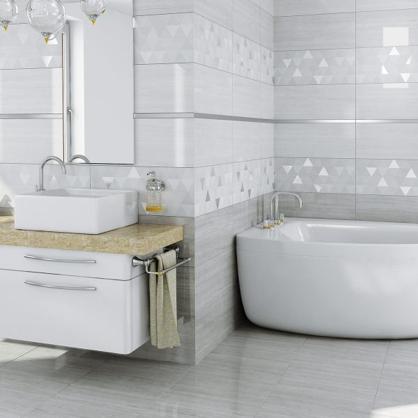 Плитка стінова Sabuni Grey RECT 300x600 Ceramika Color - Зображення 2