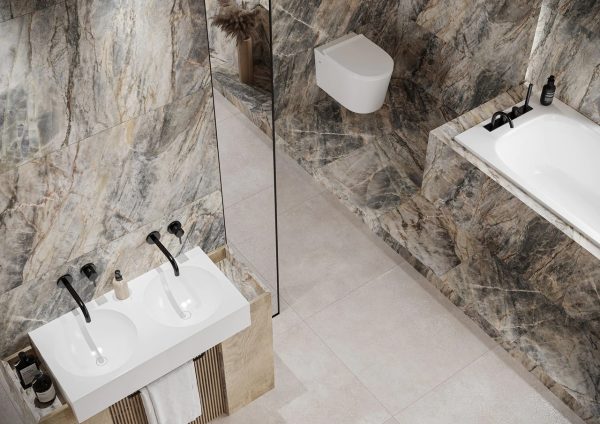 Плитка керамогранітна Brazilian Quartzite Amber RECT 597x1197x8 Cerrad - Зображення 2