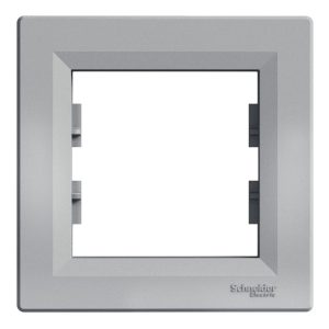 Рамка 1-місна Алюміній ASFORA (EPH5800161), Schneider Electric