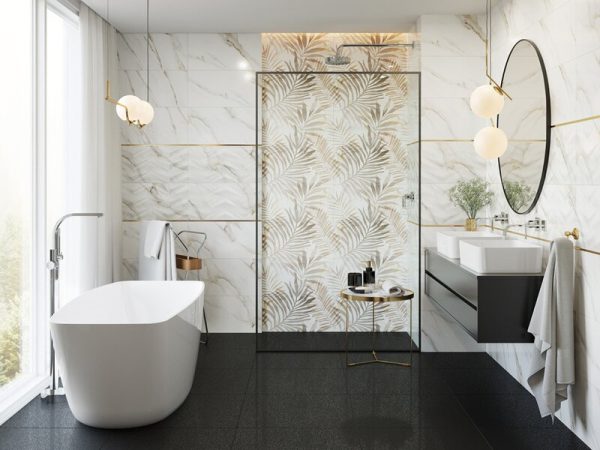Декор Calacatta Oro 2-елементний RECT 300x600 Ceramika Color - Зображення 2