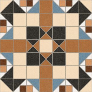 Плитка керамогранітна Merton Marron 316x316x9 Vives