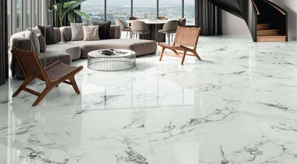 Плитка керамогранітна Capraia White Pul 600x1200 Keratile Ceramica - Зображення 3