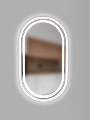 Дзеркало Freedom Slim LED 450x750 Snow White Luxury Wood