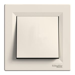 Перемикач 1-клавішний Крем ASFORA (EPH0400123), Schneider Electric