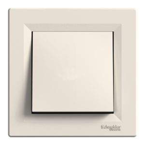 Перемикач 1-клавішний перехресний Крем ASFORA (EPH0500123), Schnieder Electric