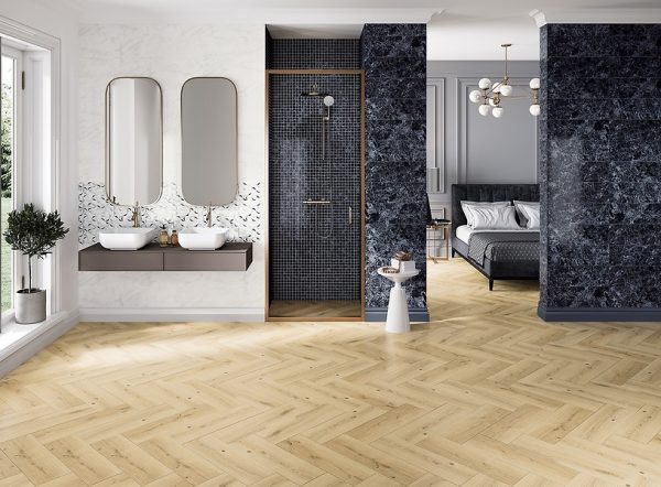 Плитка стінова Lenox Blue GLOSSY STR 200х600x8,5 Cersanit - Зображення 2
