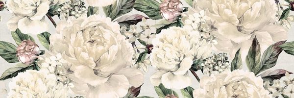 Плитка стінова Gracia White Flower SAT 200x600x8,5 Cersanit