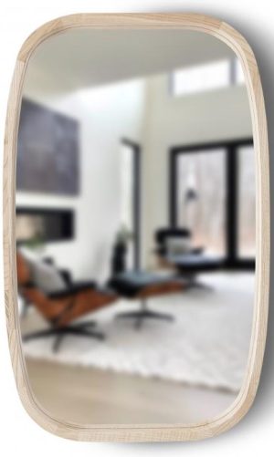 Дзеркало New Art Slim 600x900 White Lyxury Wood