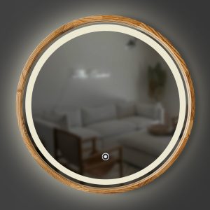 Дзеркало Perfection Slim LED D750 Natural Dark Luxury Wood