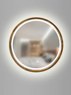 Дзеркало Perfection Slim LED D550 Natural Walnut Luxury Wood