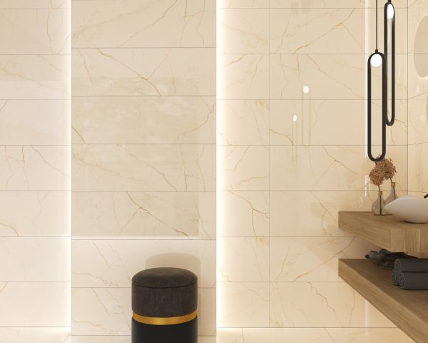 Плитка стінова Elegance Marble Ivory 333x1000x7 Ecoceramic - Зображення 2