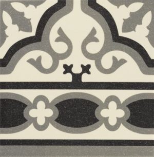 Плитка керамогранітна Florentine White Cenefa 200x200x9 Mainzu