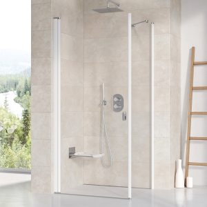 Душова кабіна (половина) прямокутна CRV1-90 Transparent, (1QV70101Z1) RAVAK