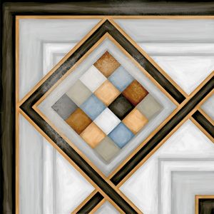 Плитка керамогранітна Pombo-3 Multicolor декор 200x200x8 Vives