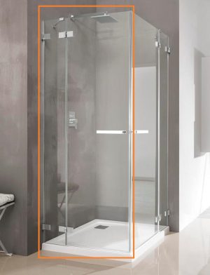Душова кабіна (половина) Euphoria KDD 90 L RADAWAY