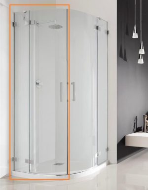 Душова кабіна (половина) Euphoria PDD 90 L RADAWAY