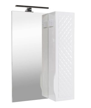 Дзеркало з шафкою Родорс 55 з підсвіткою (R), Аква Родос