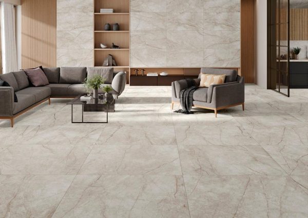 Плитка керамогранітна Rain Forest White RECT POL 600x1200 KTL Ceramica - Зображення 2
