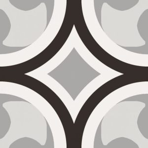 Плитка керамогранітна CSAPBW0120 Patchwork B&W 01 200x200x10 Sant'agostino