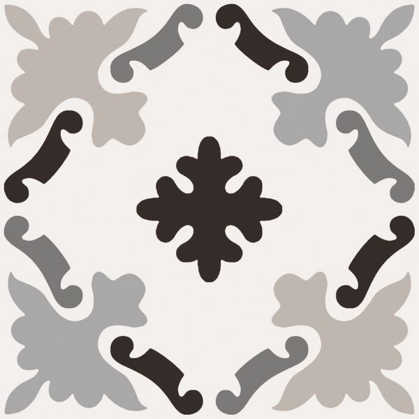 Плитка керамогранітна CSAPBW0320 Patchwork B&W 03 200x200x10 Sant'agostino