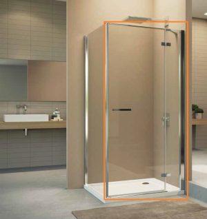 Душові двері одноелементні Gallery 3000 GTW2 R 900, Duka