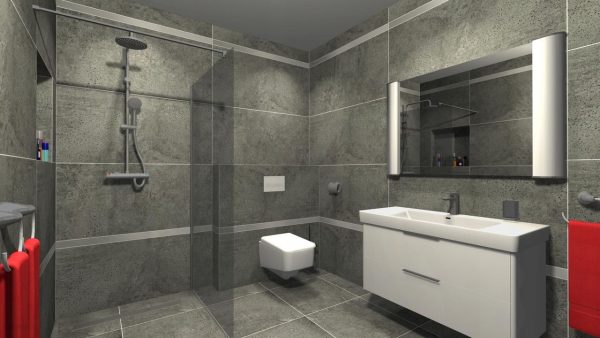 Плитка керамогранітна Newstone Graphite 598x1198x8 Opoczno - Зображення 2