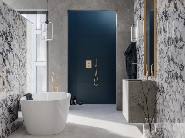 Плитка стінова CCR86 Deep Blue RECT 300x900 Ceramika Color - Зображення 2