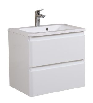 Шафка з умивальником підвісна Акцент Альфа 70, Аква Родос