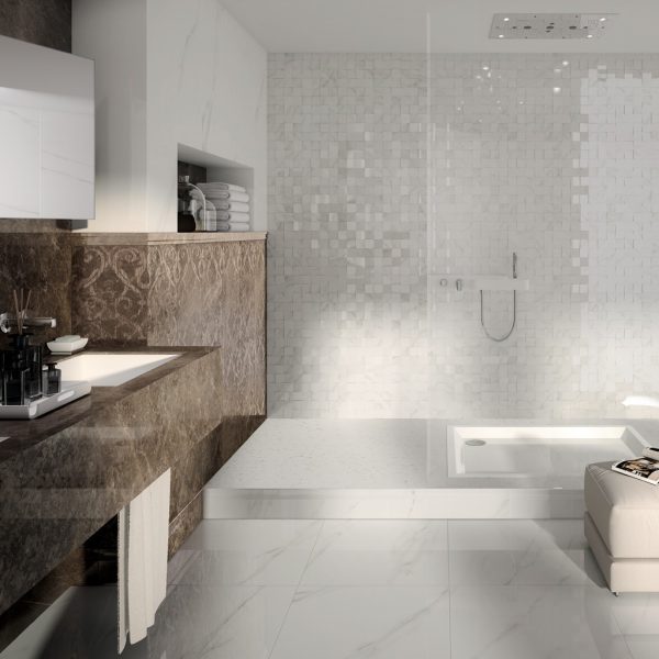 Плитка керамогранітна JW 01 Bianco Statuario LUC SQ 1200x1200x9 Mirage - Зображення 3