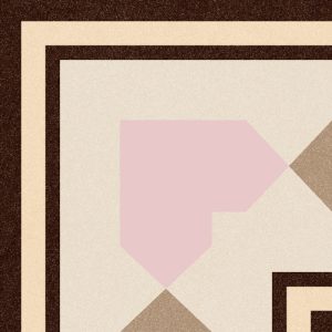 Плитка керамогранітна 1900 Roura-3 Beige декор 200x200x8 Vives