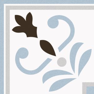 Декор 1900 Valvanera-3 Celeste 200x200x8 Vives