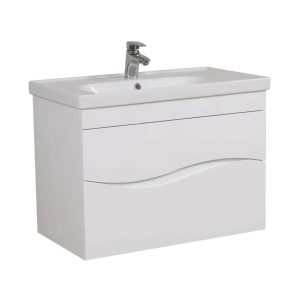 Шафка з умивальником підвісна Альфа Frame 100, Аква Родос